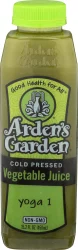 Arden's Garden Cold Pressed Yoga 1 Vegetable Juice 15.2 fl oz