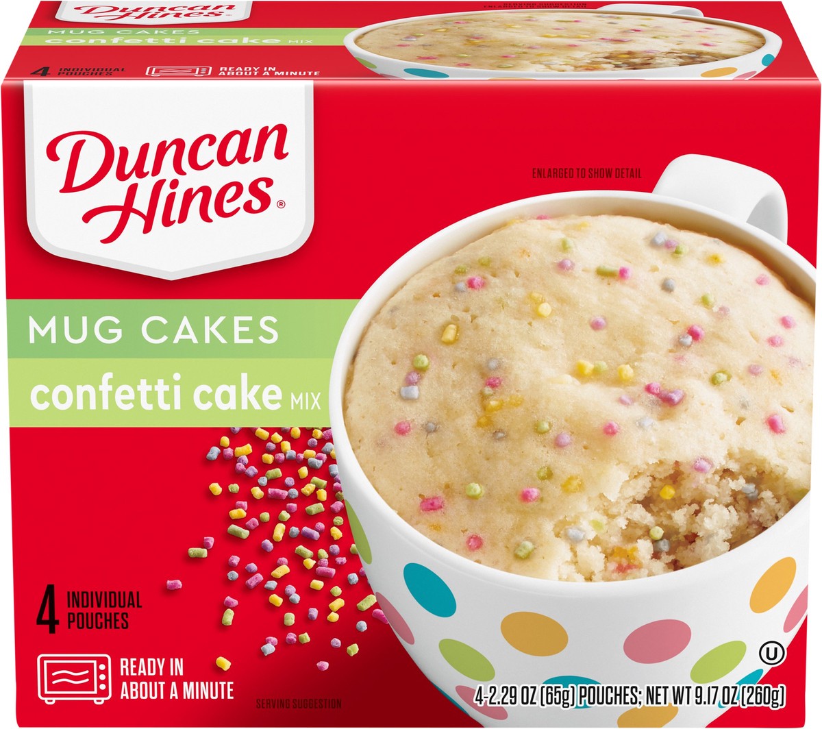 slide 1 of 2, Duncan Hines Confetti Cake Mix, 9.2 oz