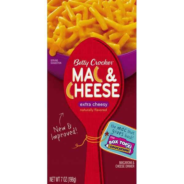 slide 1 of 1, Betty Crocker Extra Cheesy Mac Cheese, 7 oz