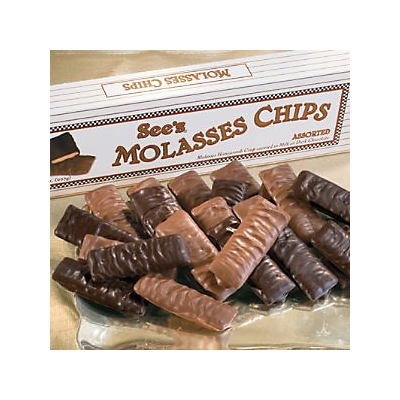 slide 1 of 1, See's Candies Molasses Chips Assorted Flavors, 8 oz