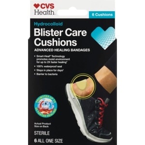 slide 1 of 1, Cvs Health Hydrocolloid Blister Care Cushions 6 Sterile Cushions, 6 ct