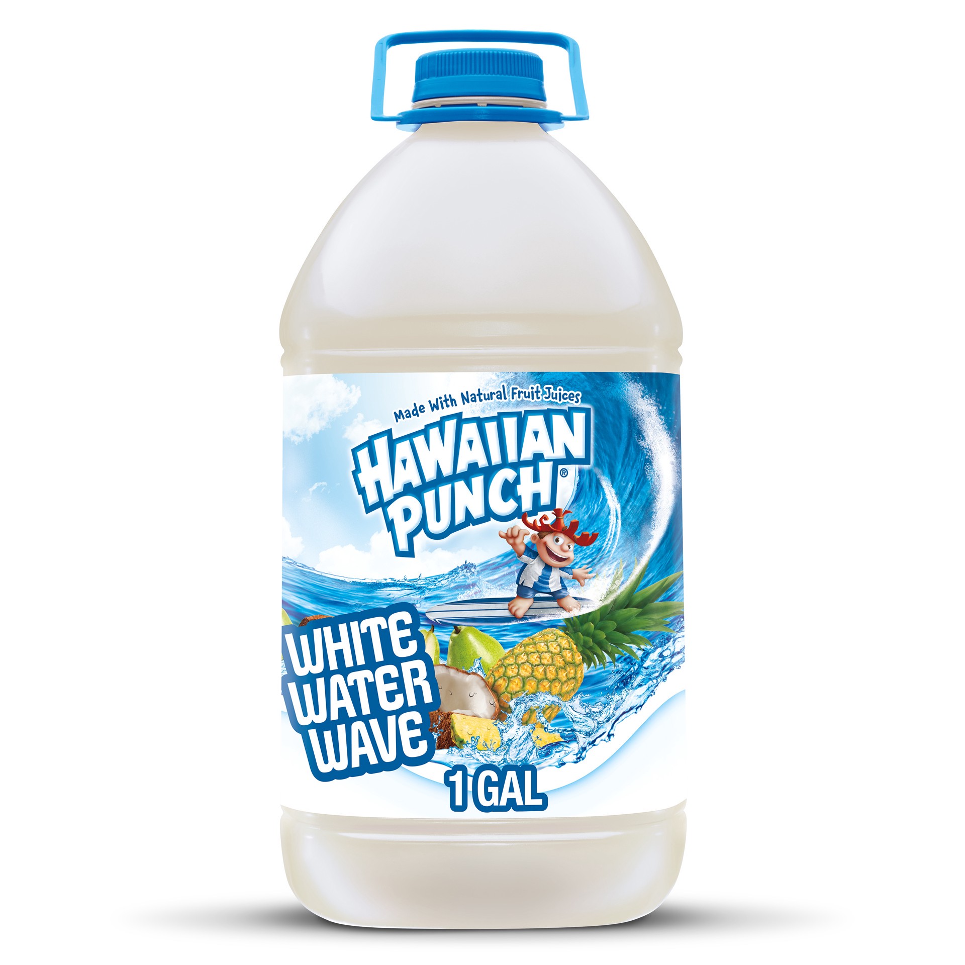 slide 5 of 7, Hawaiian Punch Whitewater Wave, 1 gal bottle, 1 gal