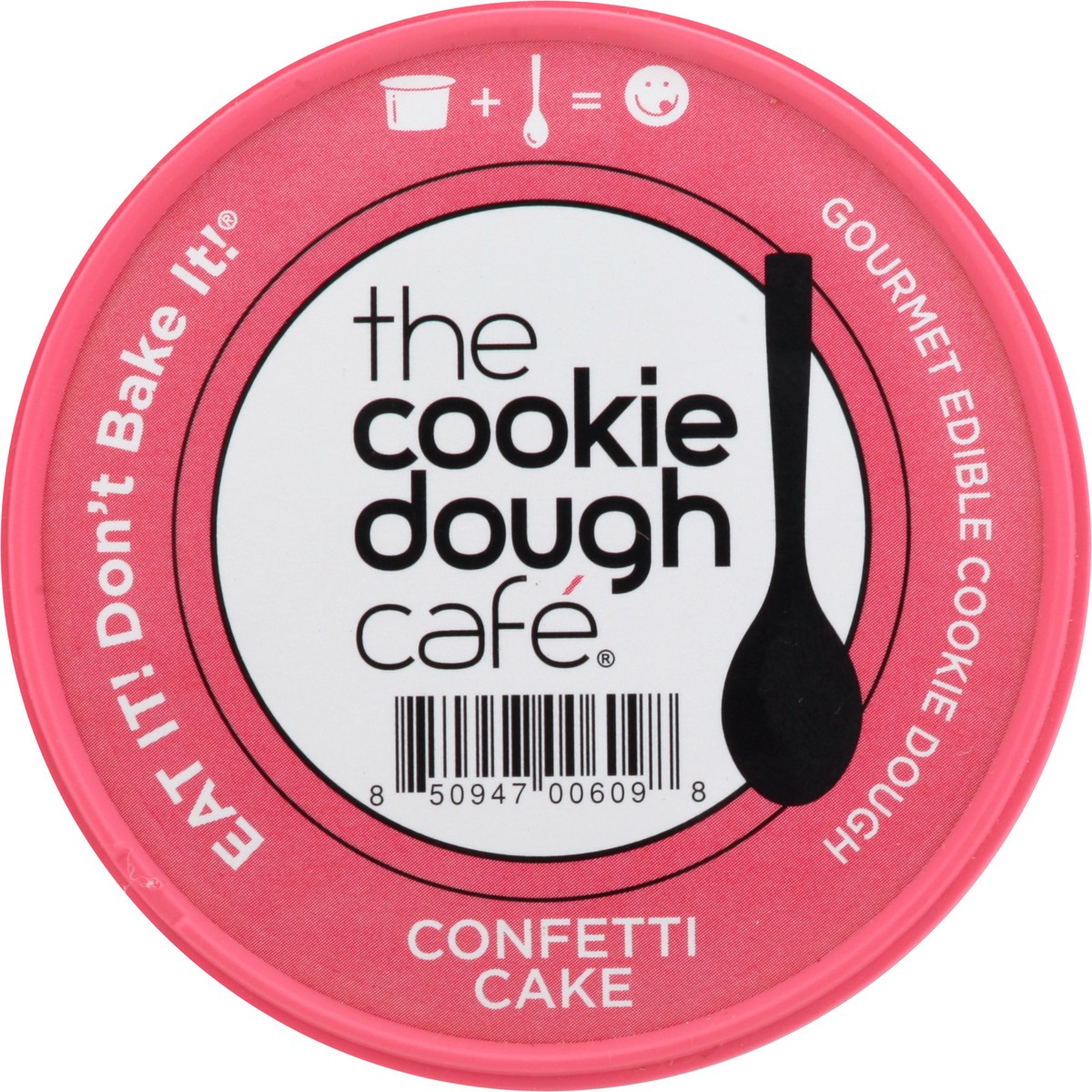 slide 6 of 13, The Cookie Dough Cafe Cookie Dough Cafe Confetti Cake Cookie Dough, 3.5 oz