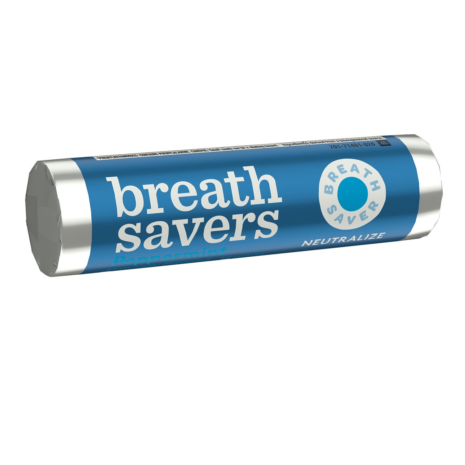 slide 3 of 7, Breath Savers Peppermint Flavored Sugar Free Breath Mints Rolls, 0.75 oz (5 Count), 0.75 oz