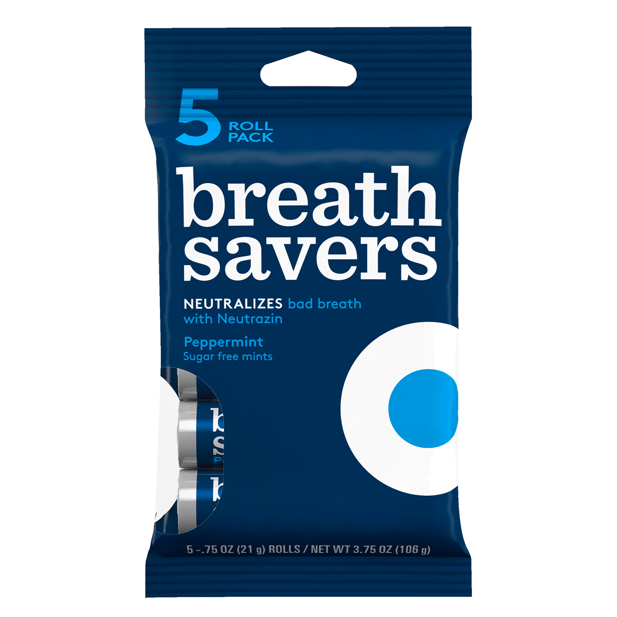 slide 1 of 2, Breath Savers Peppermint Sugar Free Mints, 3.75 oz