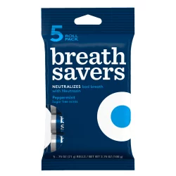Breath Savers Peppermint Sugar Free Mints