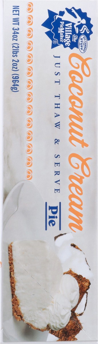 slide 5 of 9, The Village PieMaker Village PieMaker Coconut Cream Pie, 34 oz