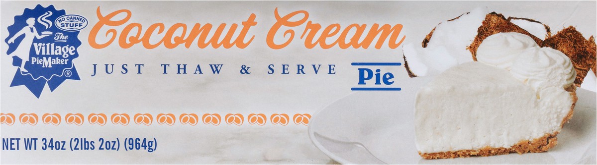 slide 4 of 9, The Village PieMaker Village PieMaker Coconut Cream Pie, 34 oz