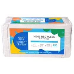 Simply Done Bright Day Strong & Absorbent 1-Ply Napkins 250 ea
