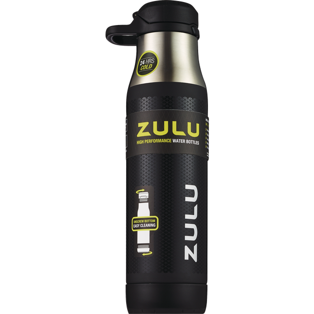 slide 1 of 1, ZULU Ace Stainless Steel Water Bottle - Gray, 23 oz