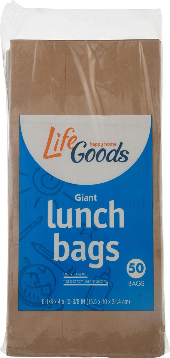 slide 6 of 9, Life Goods Giant Lunch Bags Giant 50 ea, 50 ct