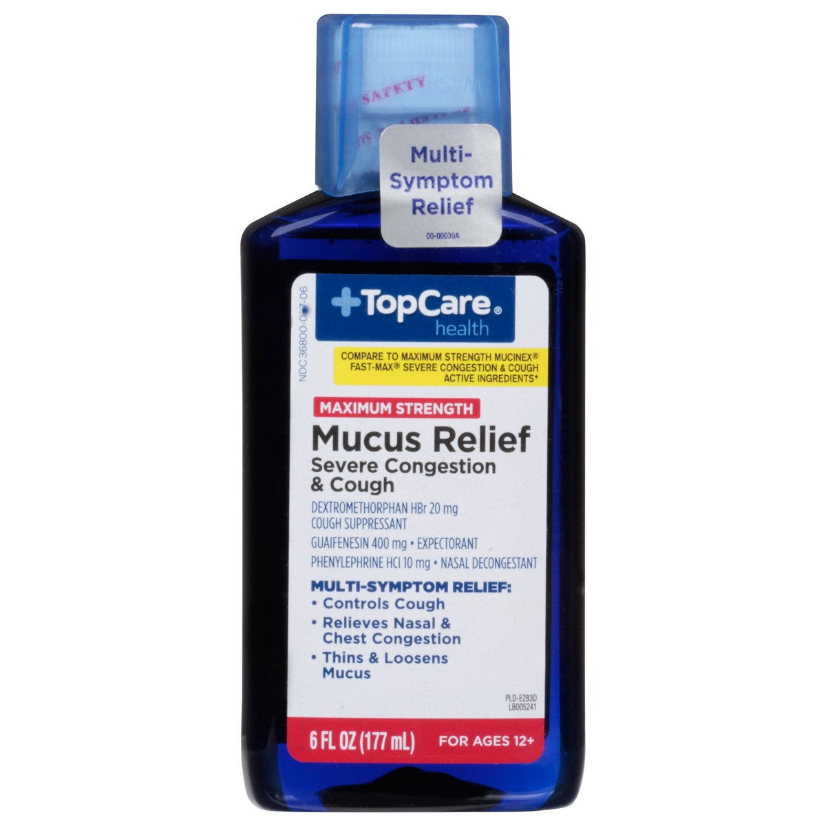 slide 6 of 17, TopCare Top Care Topcare Health Maximum Strength Mucus Relief, 6 fl oz