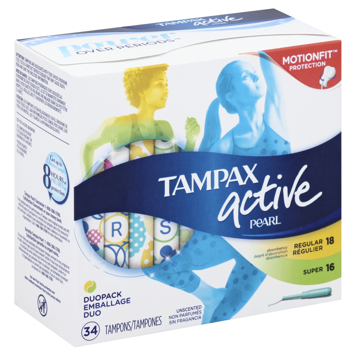 slide 5 of 5, Tampax Tampons , 34 ct