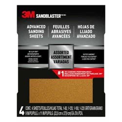 3M Sandblaster Assorted Grit Advanced Sanding Sheets