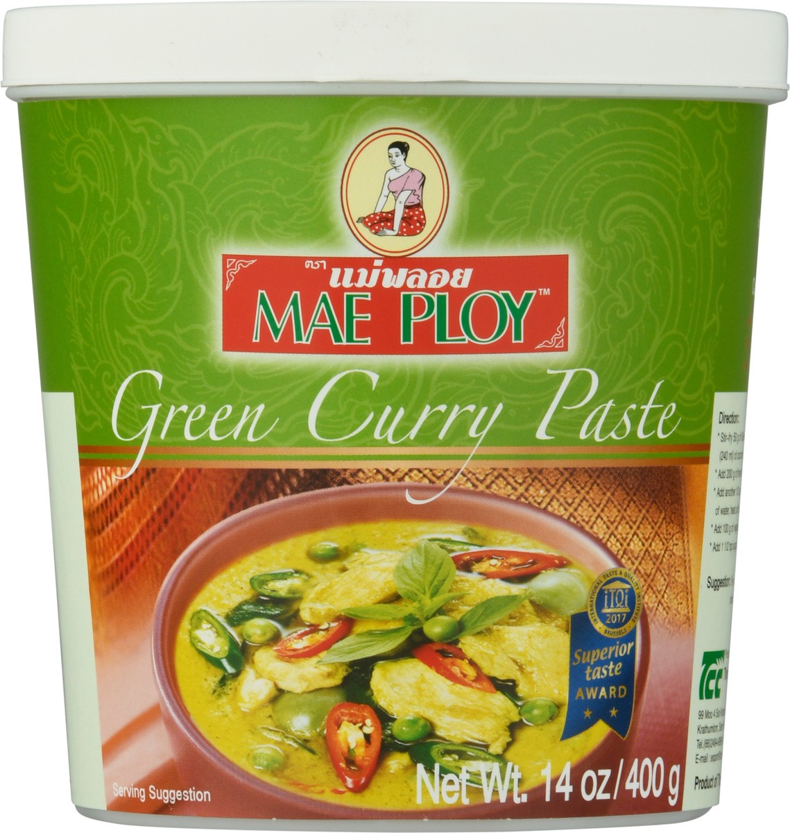 slide 6 of 9, Mae Ploy Green Curry Paste - 14oz, 14 oz