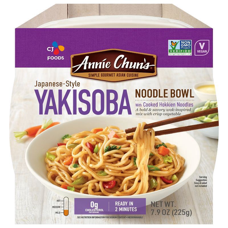 slide 1 of 9, Annie Chun's Yakisoba Noodle Bowl, 7.9 oz