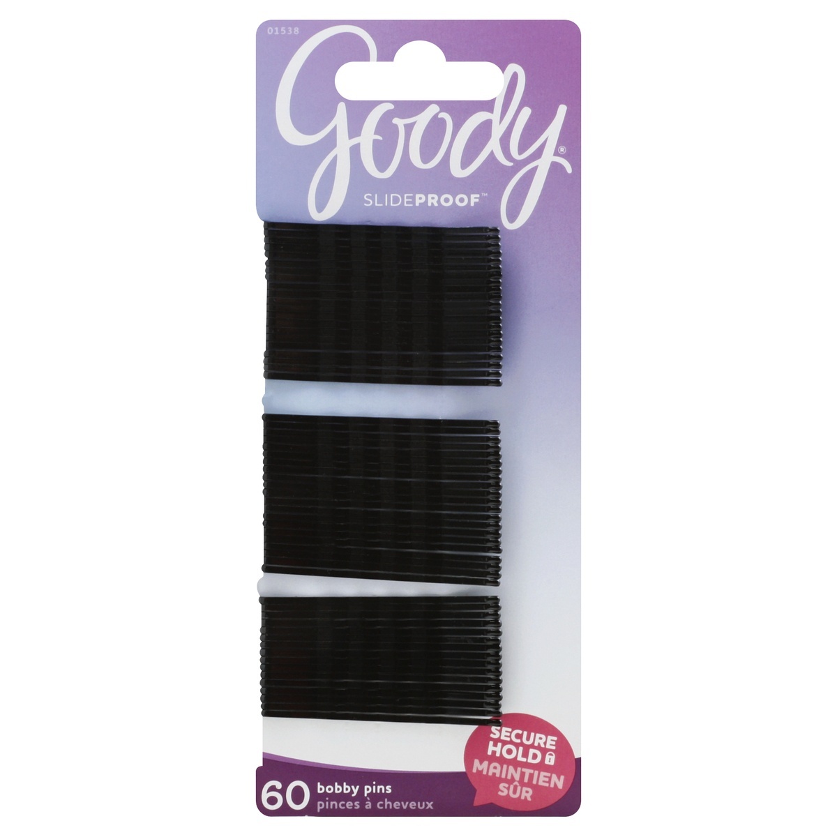 slide 1 of 1, Goody 2In Bobby Pin Black, 60 ct