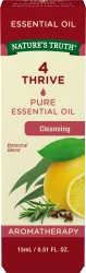 Nature's Truth 4 Thrive Cleansing AromaTherapy Essential Oil