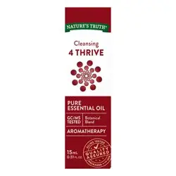 Nature's Truth Aromatherapy Cleansing 4 Thrive Pure Essential Oil 0.51 fl oz