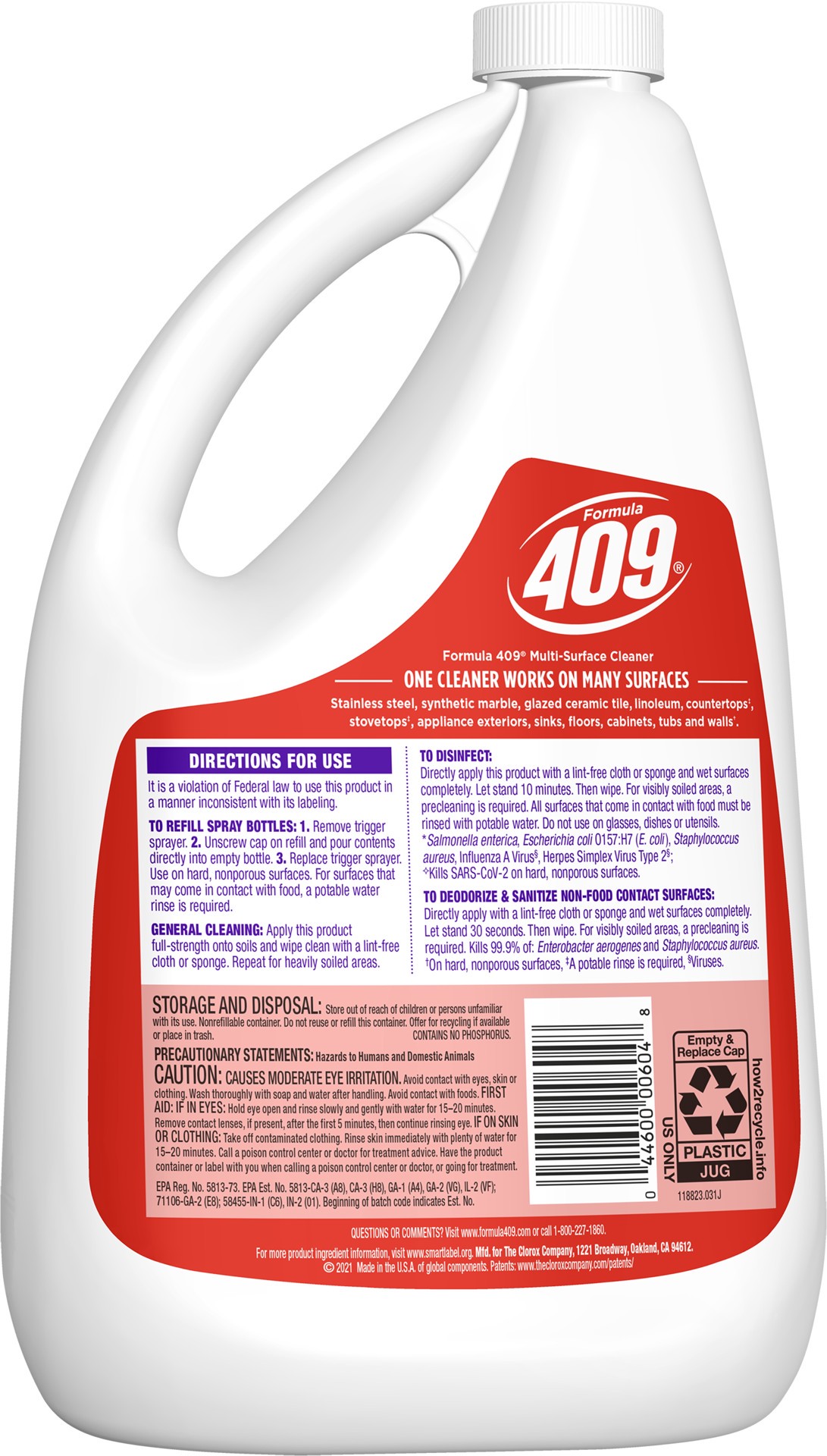slide 3 of 5, Formula 409 Multi-Surface Cleaner 64 oz, 64 oz