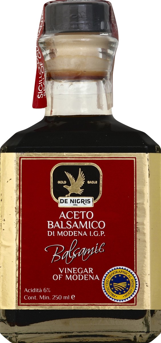 slide 2 of 2, De Nigris Vinegar, Balsamic, of Modena, 8.5 oz