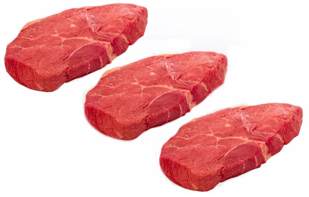 slide 1 of 2, Beef Select Boneless Top Sirloin Steak Value Pack (3 Pack), per lb