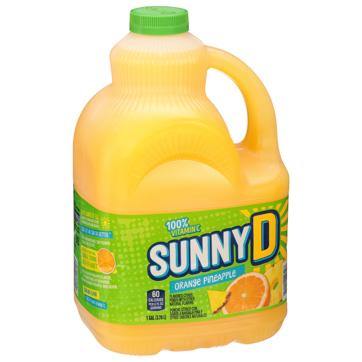 slide 10 of 13, Sunny D Sunnyd Orange Pineapple Juice Drink, 1 Gallon Bottle - 1 gal, 1 gal