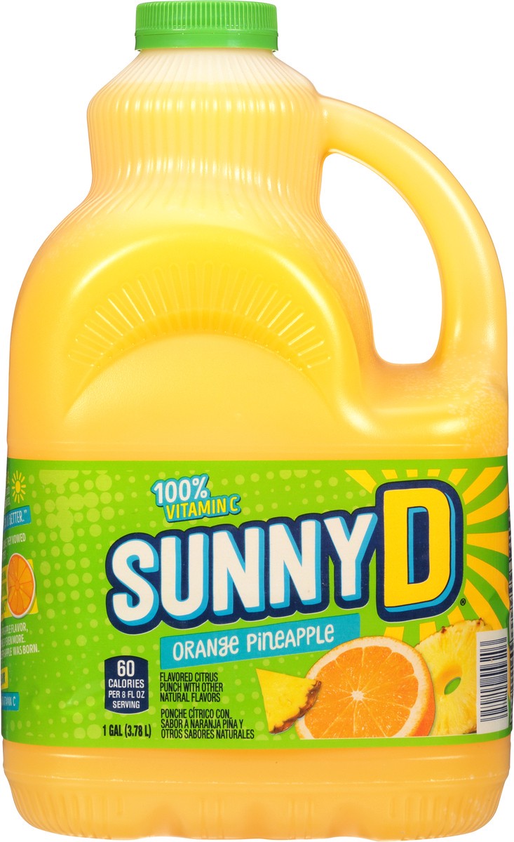 slide 6 of 13, Sunny D Sunnyd Orange Pineapple Juice Drink, 1 Gallon Bottle - 1 gal, 1 gal