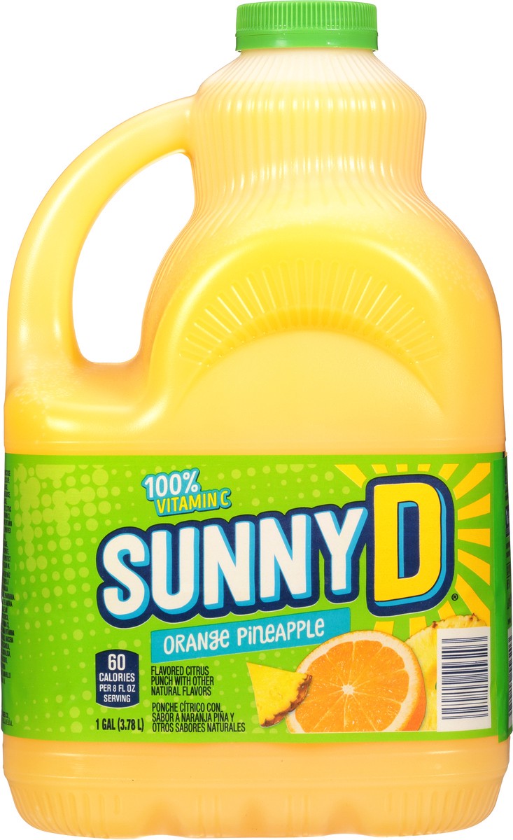 slide 8 of 13, Sunny D Sunnyd Orange Pineapple Juice Drink, 1 Gallon Bottle - 1 gal, 1 gal