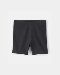 Carters Baby Girl Solid Bike Shorts - Black Black 24M