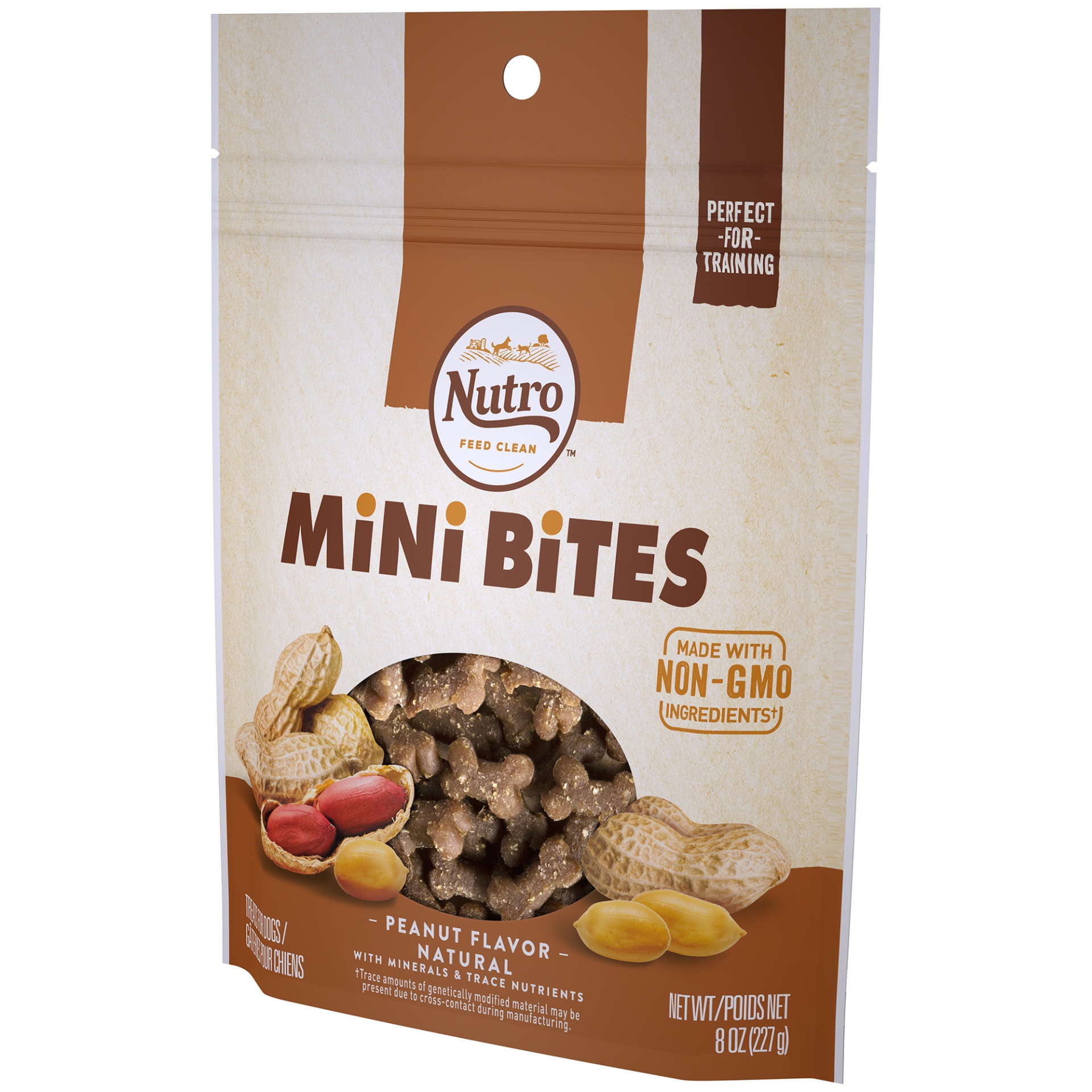 NUTRO Mini Bites Dog Treats Peanut Flavor 8 oz | Shipt