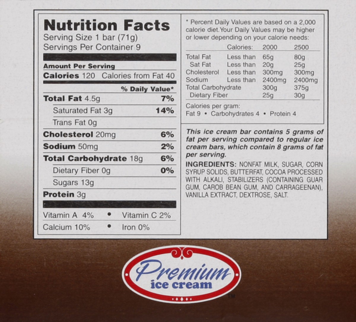 slide 3 of 4, Creamies Chocolate Ice Cream Bar, 24 ct