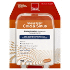 slide 1 of 1, Harris Teeter Mucus Relief Max - Cold and Sinus, 20 ct