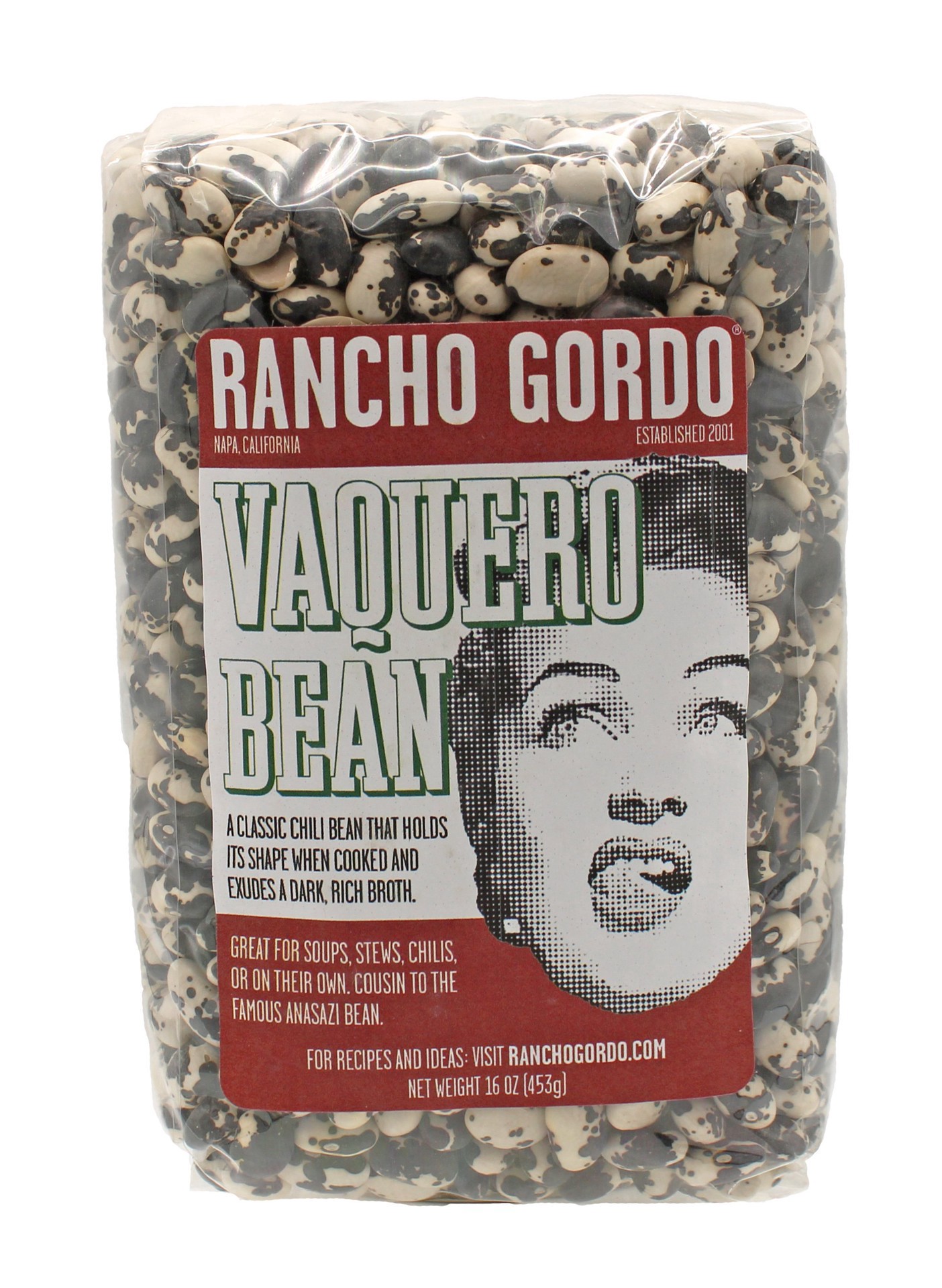 slide 1 of 1, Rancho Gordo Vaquero, 16 oz