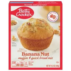 Betty Crocker Banana Nut Muffin and Quick Bread Mix, 12.3 oz