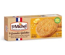 St. Michel Butter Cookies with Sea Salt