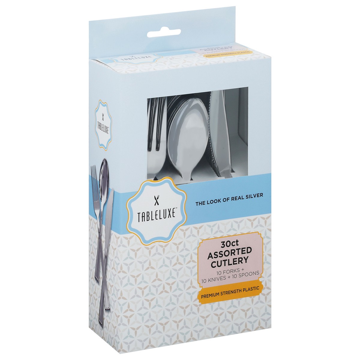 slide 3 of 12, Tableluxe Assorted Cutlery 30 ea, 30 ct