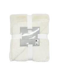 HD Designs® Luxe Reversible Faux Fur Throw - Tan