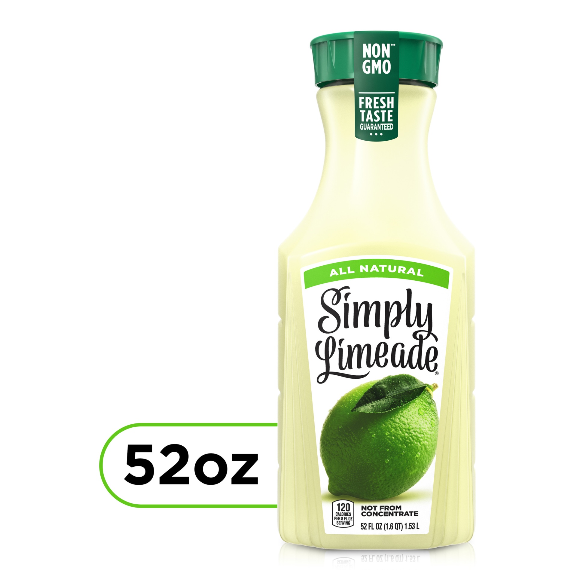 slide 1 of 12, Simply Limeade Bottle, 52 fl oz, 52 fl oz