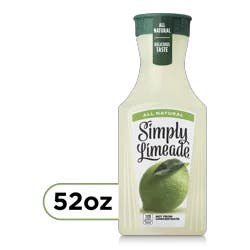 Simply Limeade Bottle, 52 fl oz