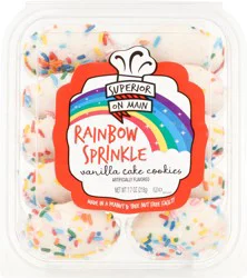 Superior on Main Rainbow Sprinkle Vanilla Cake Cookies 7.7 oz