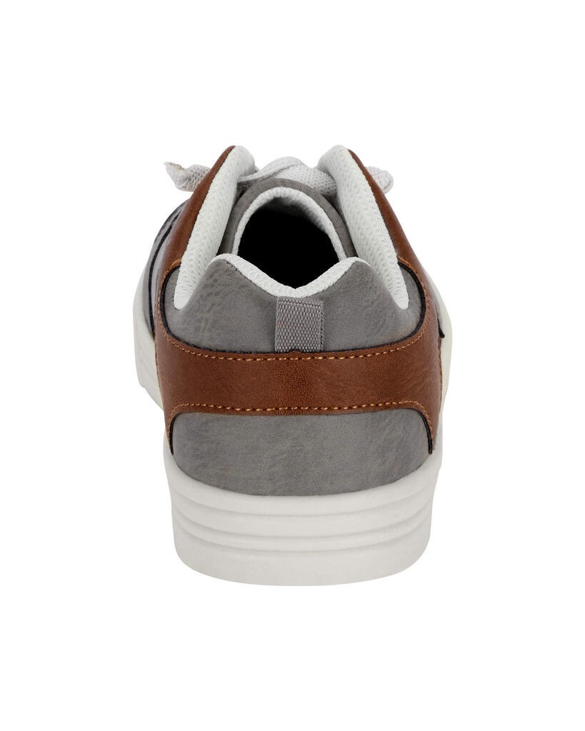 slide 3 of 6, Oshkosh Kid Easy-On Casual Sneakers Grey 1Y, 1 ct