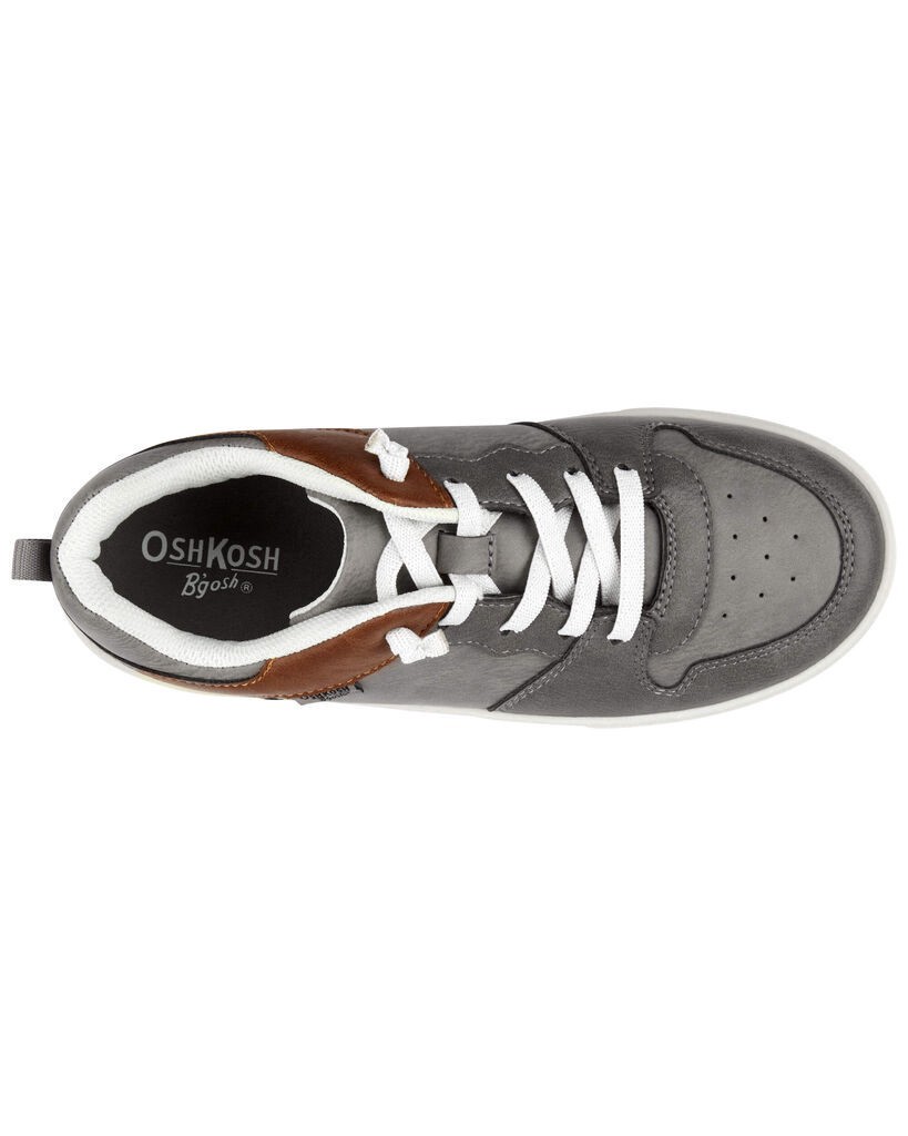 slide 2 of 6, Oshkosh Kid Easy-On Casual Sneakers Grey 1Y, 1 ct