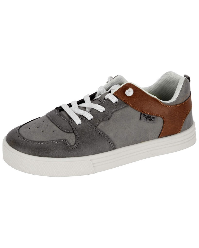 slide 4 of 6, Oshkosh Kid Easy-On Casual Sneakers Grey 1Y, 1 ct
