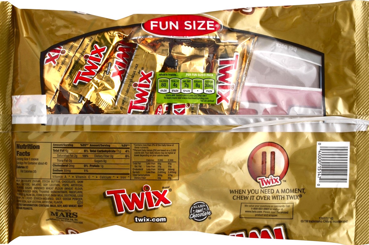 slide 5 of 6, TWIX Caramel Fun Size Chocolate Cookie Bar Candy Bag, 22.34 oz, 22.34 oz