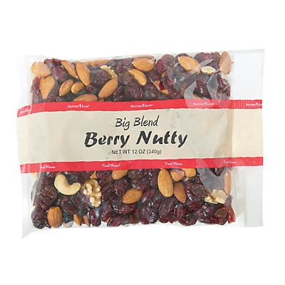 slide 1 of 1, Nature's Eats Big Blend Berry Nutty Fruit Mixes, 12 oz