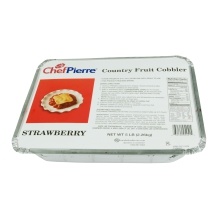 slide 1 of 1, Chef Pierre 2-5#-Cobbler Fruit Strawberry C.P., 80 oz