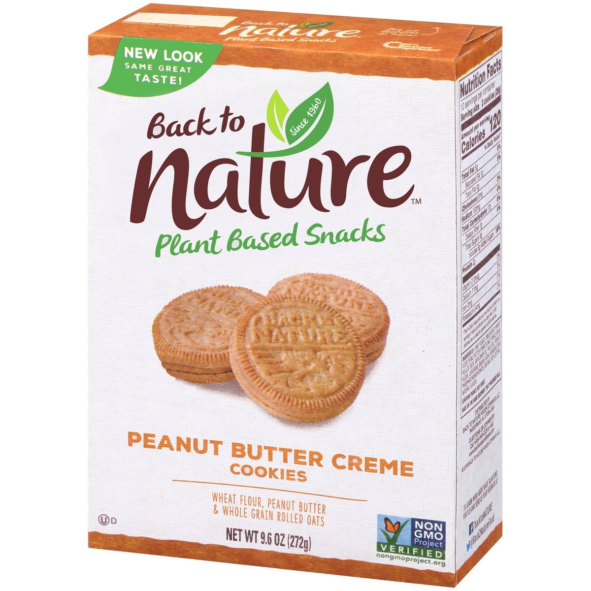 slide 1 of 10, Back to Nature Cookies, 9.6 oz