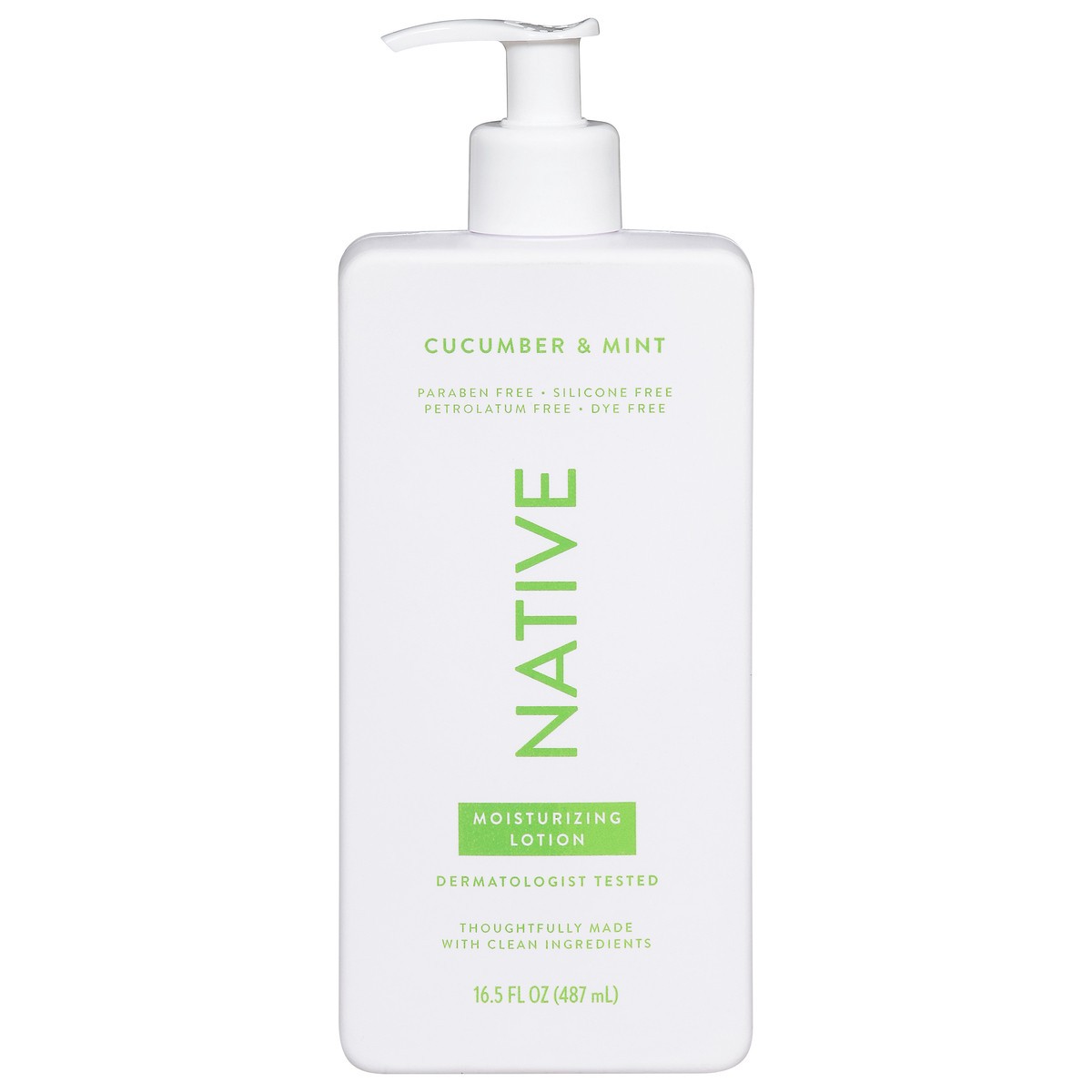slide 2 of 13, Native Moisturizing Cucumber & Mint Lotion 16.5 fl oz, 16.5 fl oz