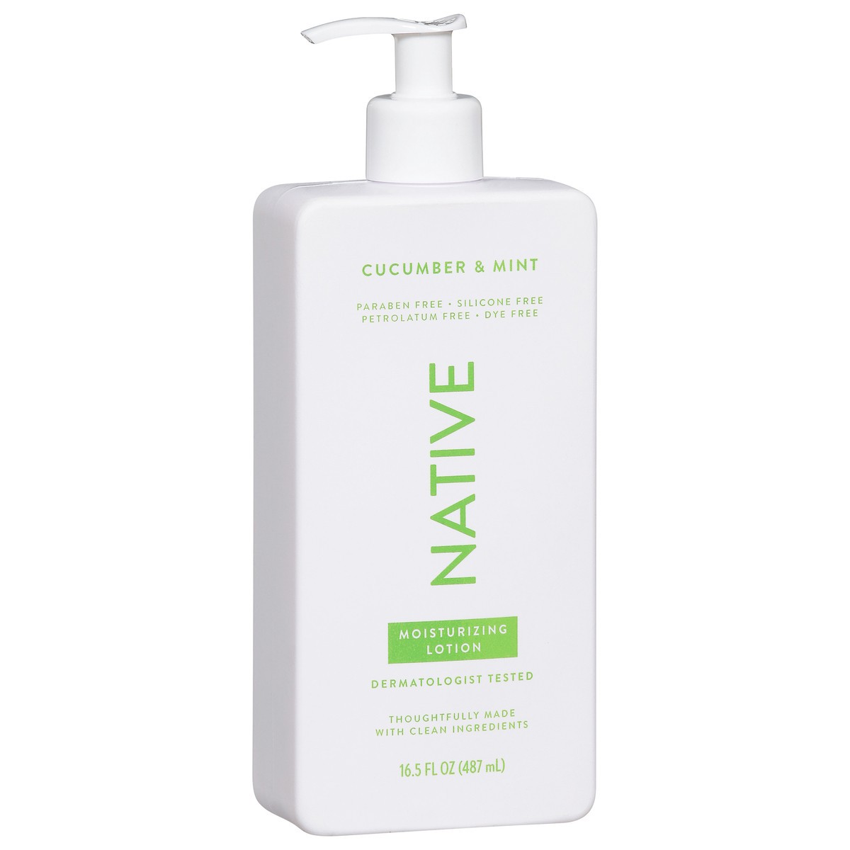 slide 5 of 13, Native Moisturizing Cucumber & Mint Lotion 16.5 fl oz, 16.5 fl oz